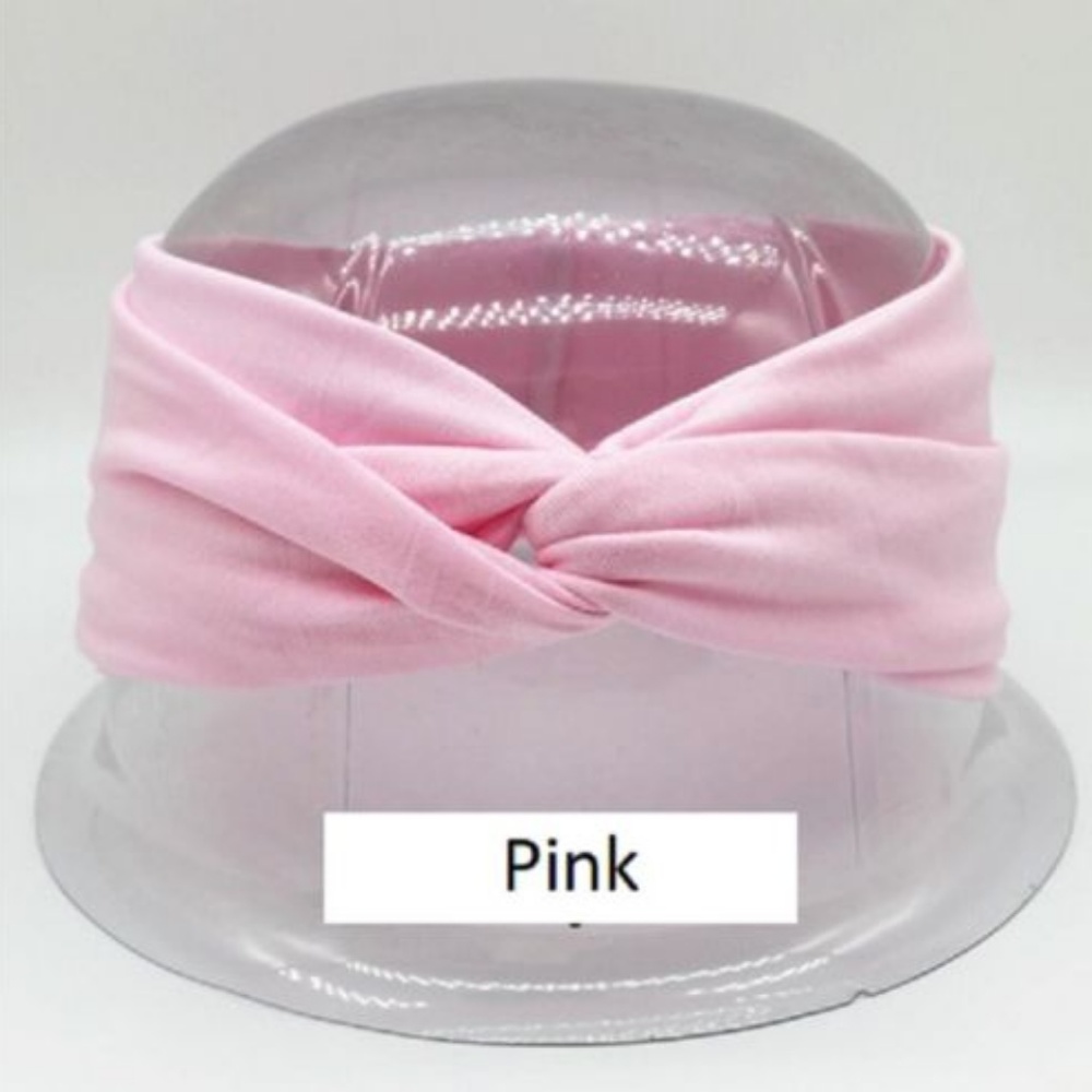 Women's Solid Turban Twist Headband Yoga - Picture 3 of 7